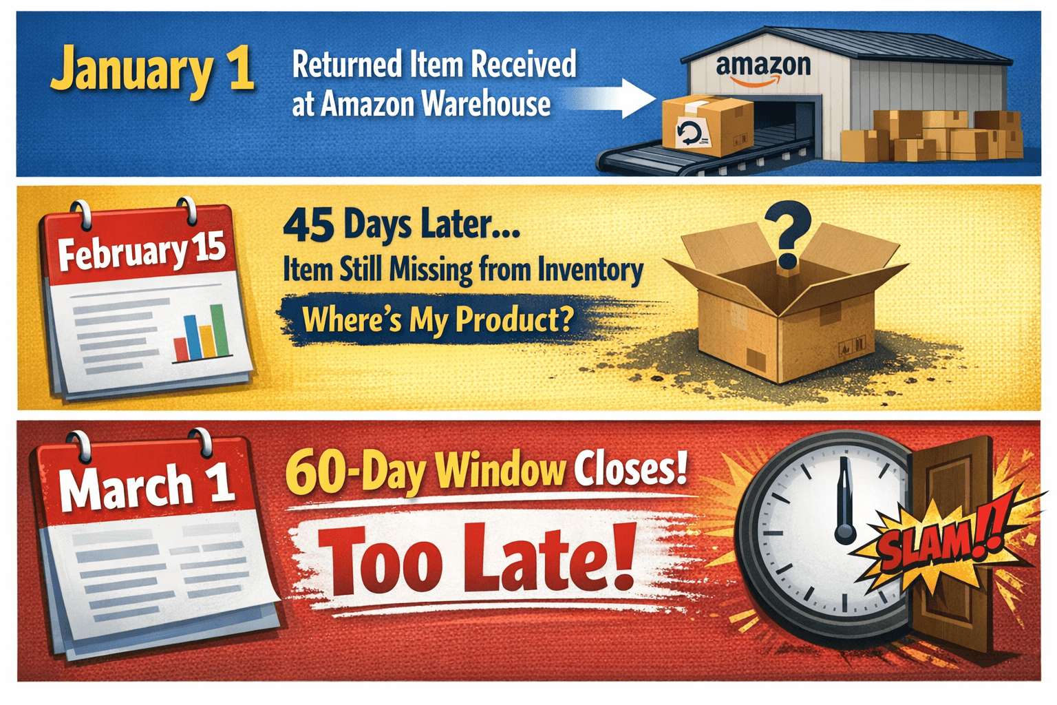 60-day Amazon reimbursement claim window