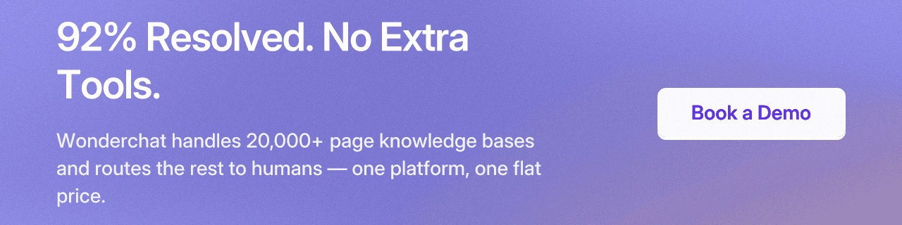 92% Resolved. No Extra Tools.