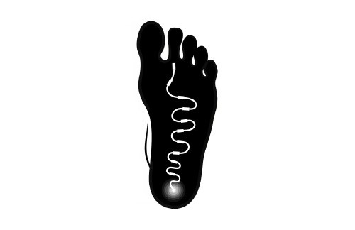 Persons feet icon