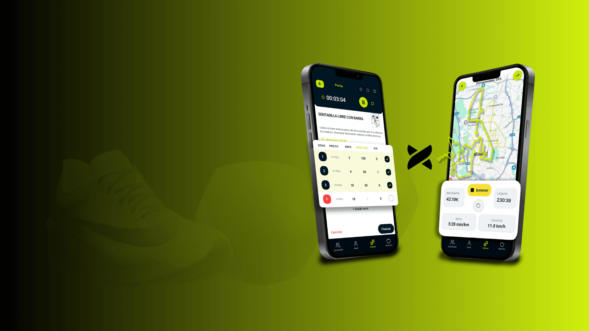 Dynamic picture of a cyclist riding downhill