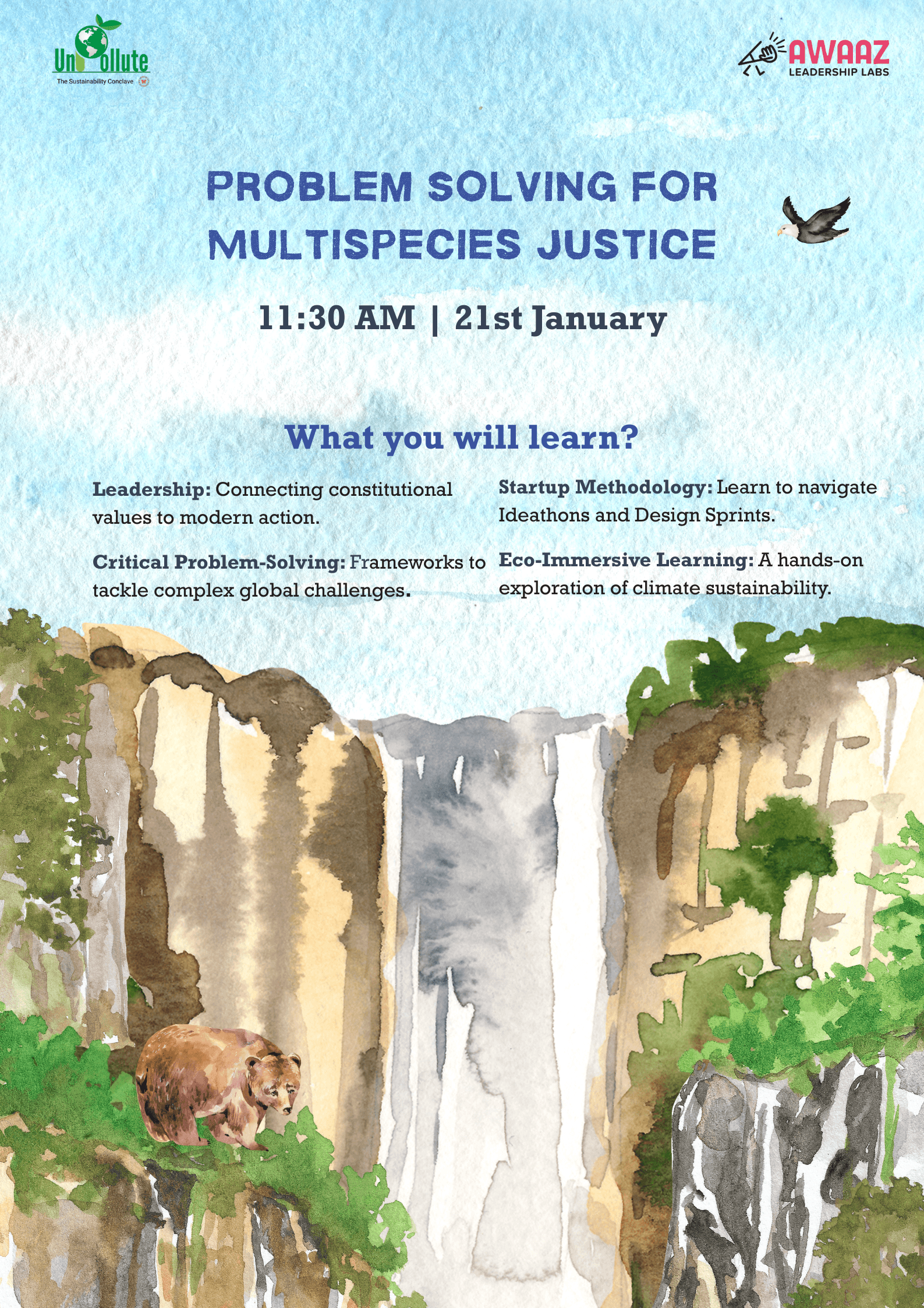 An image of the poster for "Climate Justice through EnROADS"