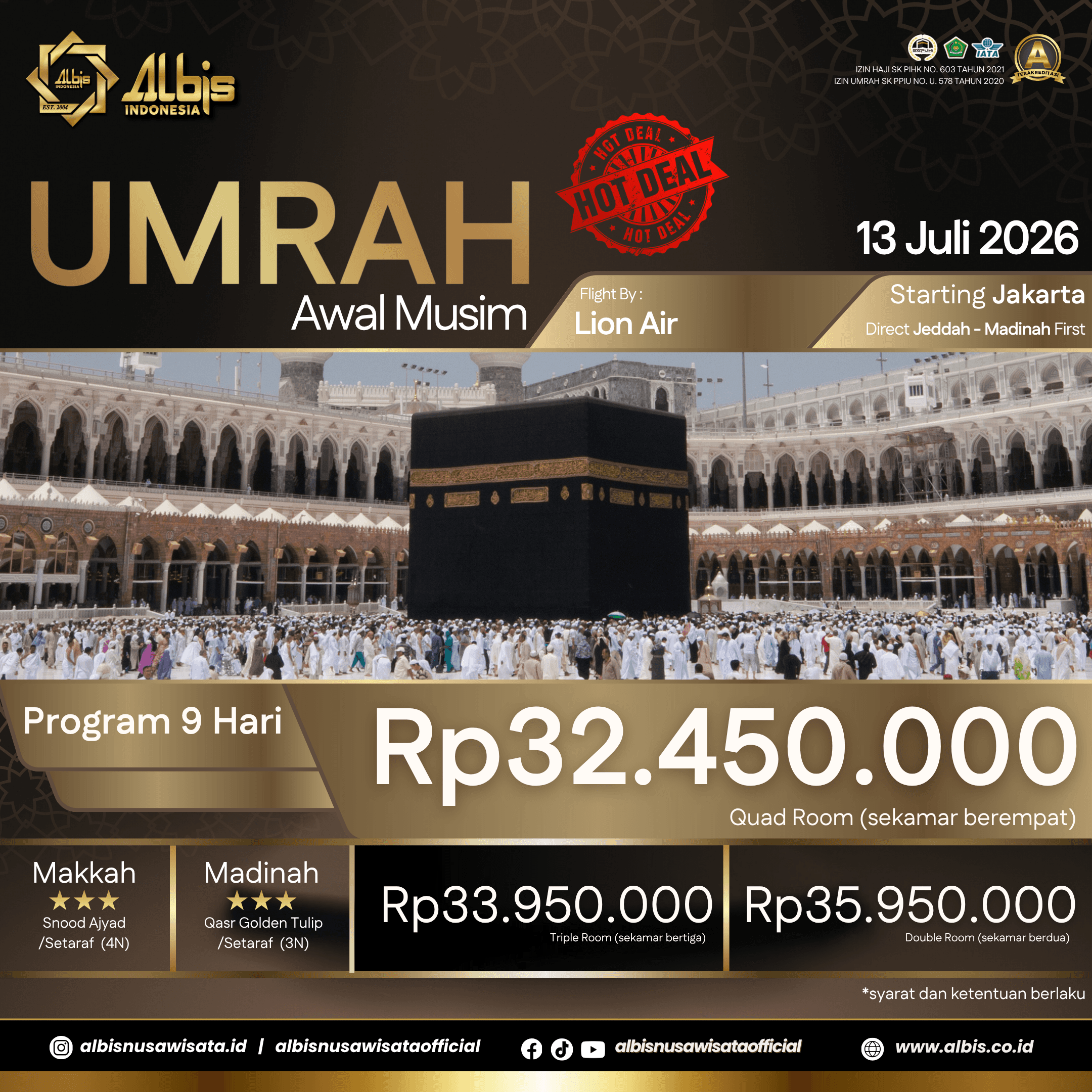 Umrah Product by Albis Nusa Wisata Indonesia