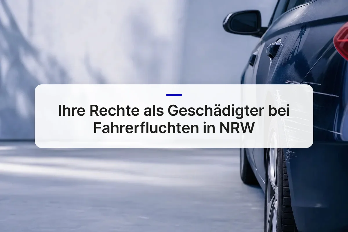 Fahrerfluchten NRW Geschädigter overview