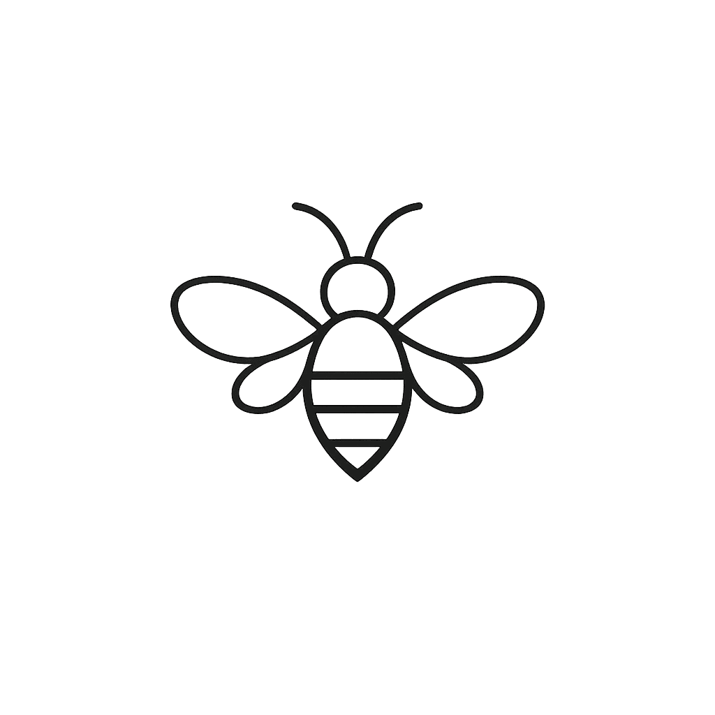 Honey & Ledger bee mark