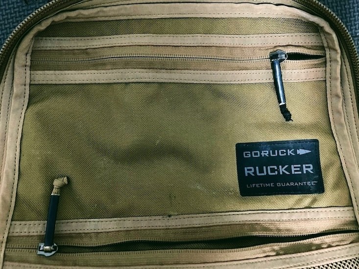 rucker rucksack inside