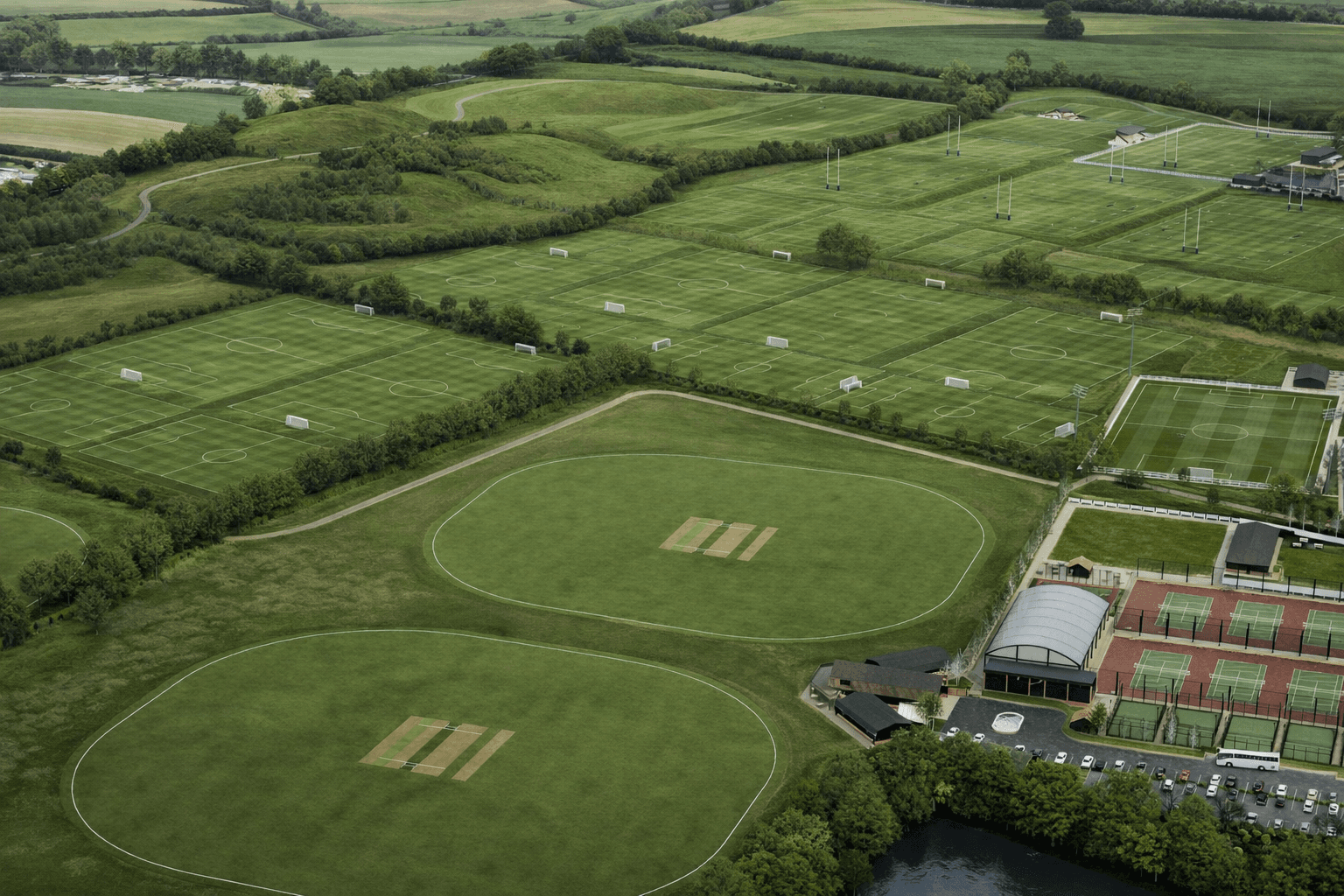 Large Country House Garden