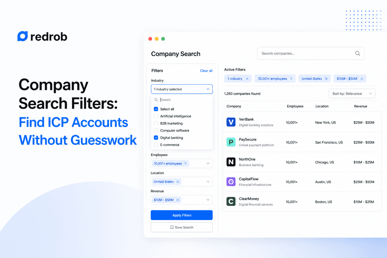 Company search filetss: ICP