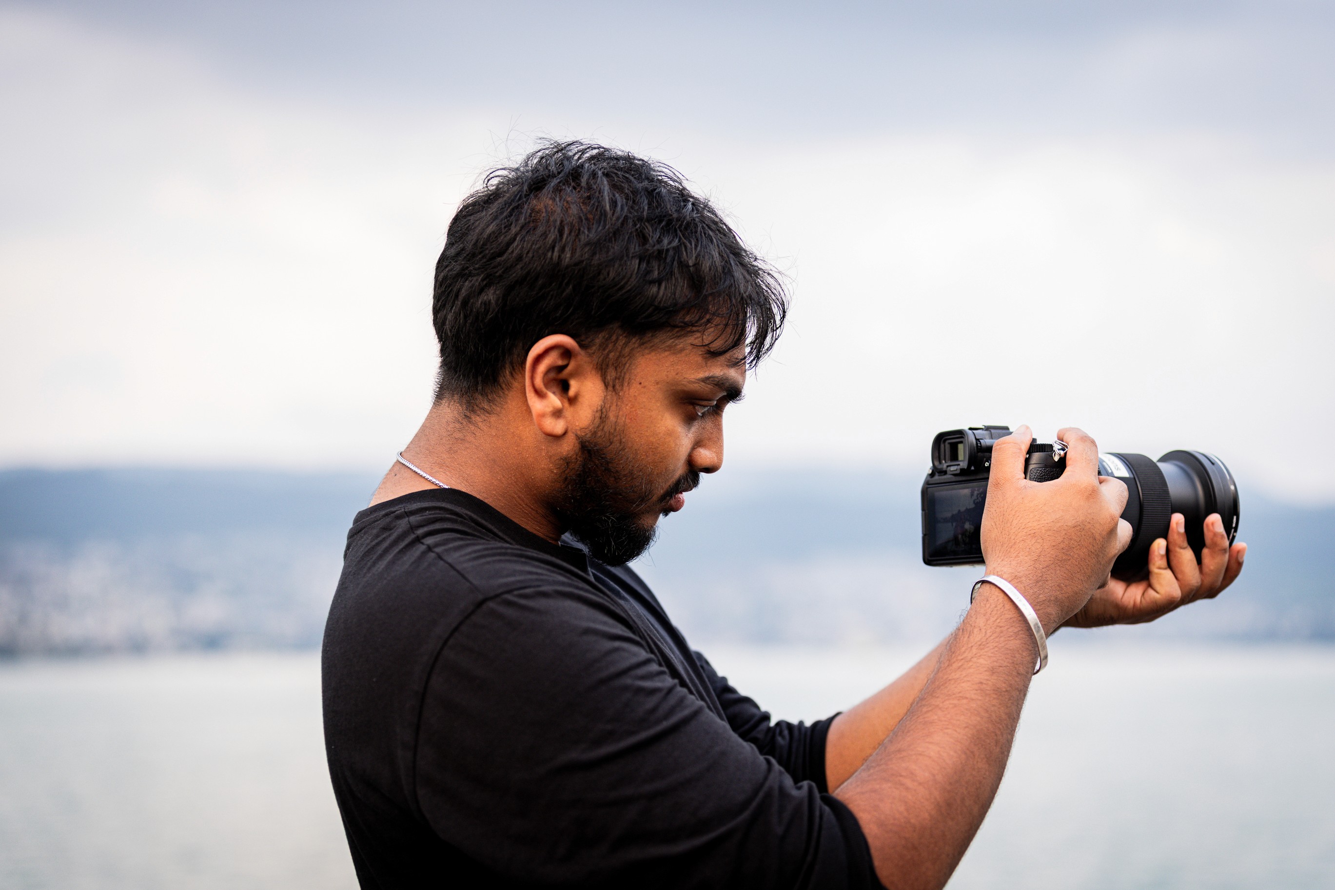 Red silhouette of a woman