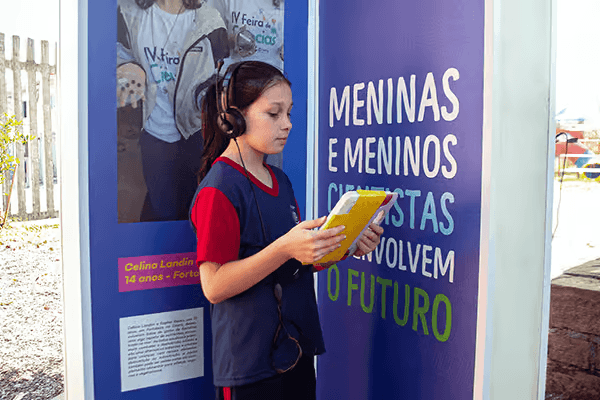 Estação 'Mude o Mundo LAB'.