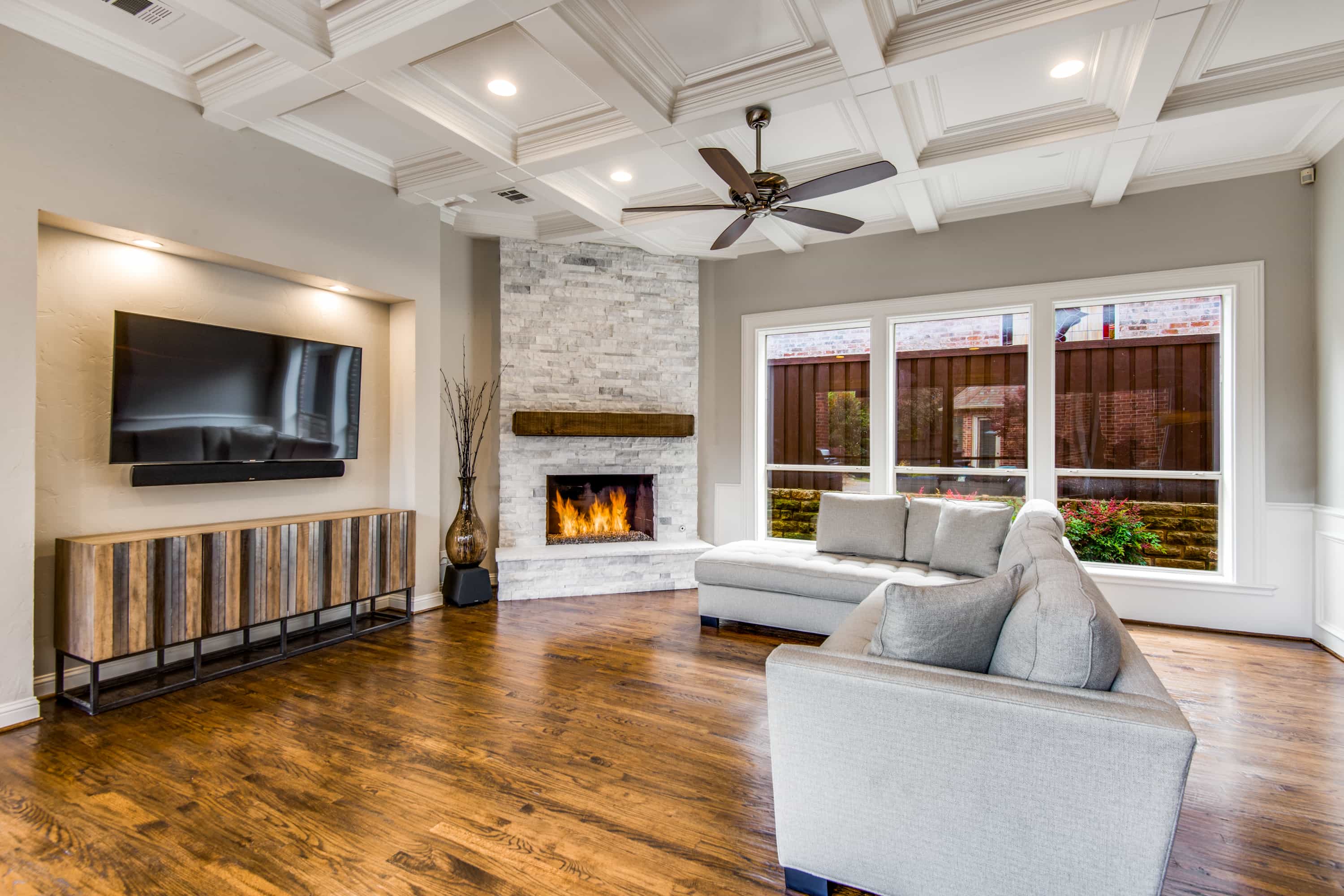 luxury living room remodel