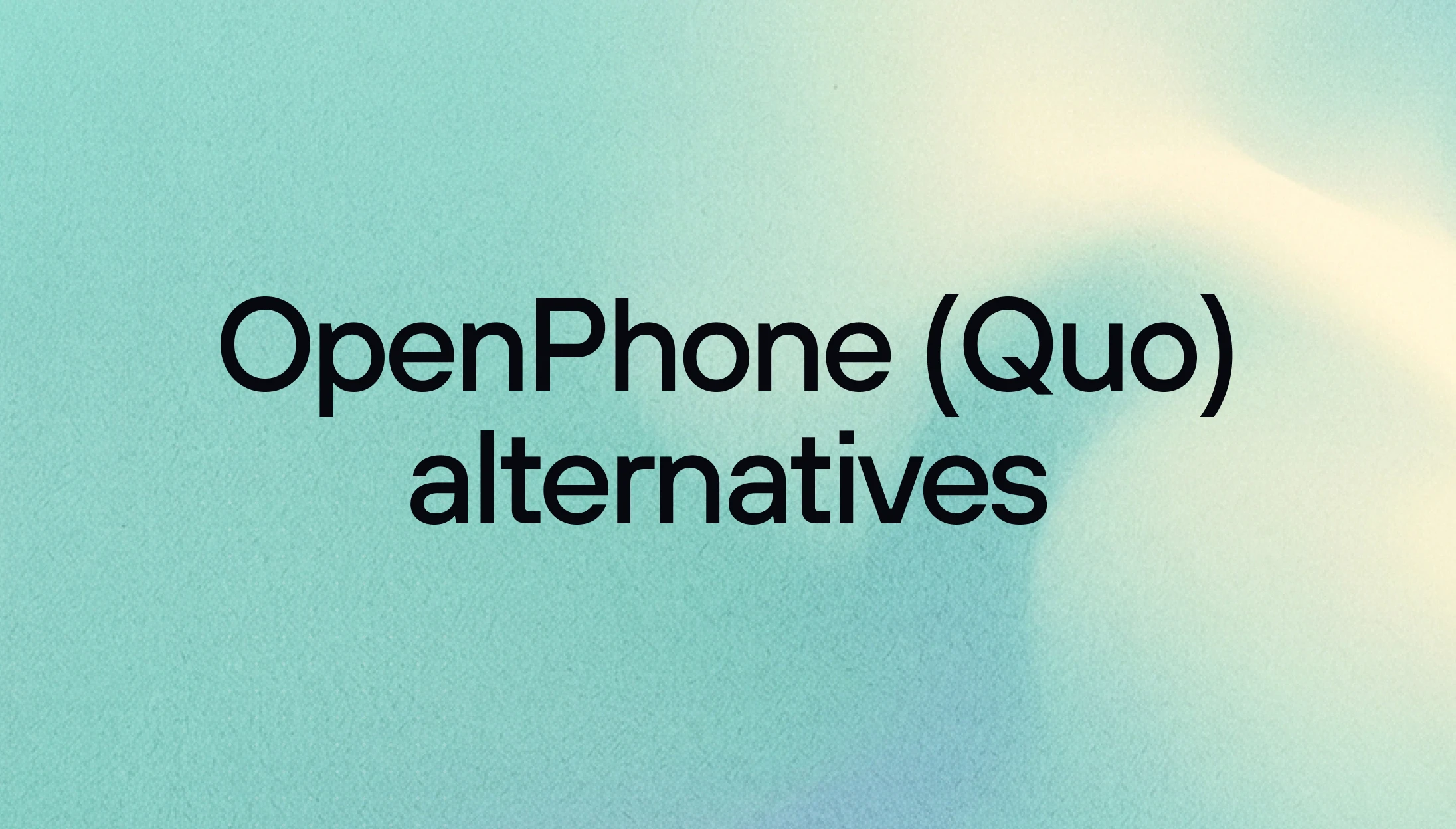 OpenPhone (Quo) alternatives for Shopify brands: the 2026 buyer's guide