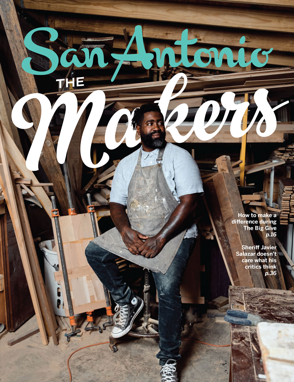 Cover for San Antonio Magazine with the headline The Makers