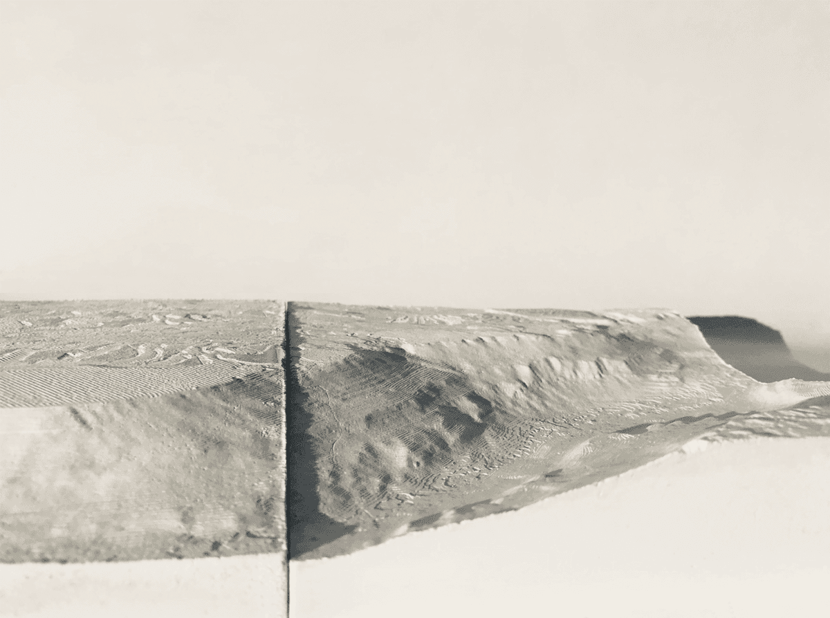 side view image of mars tile