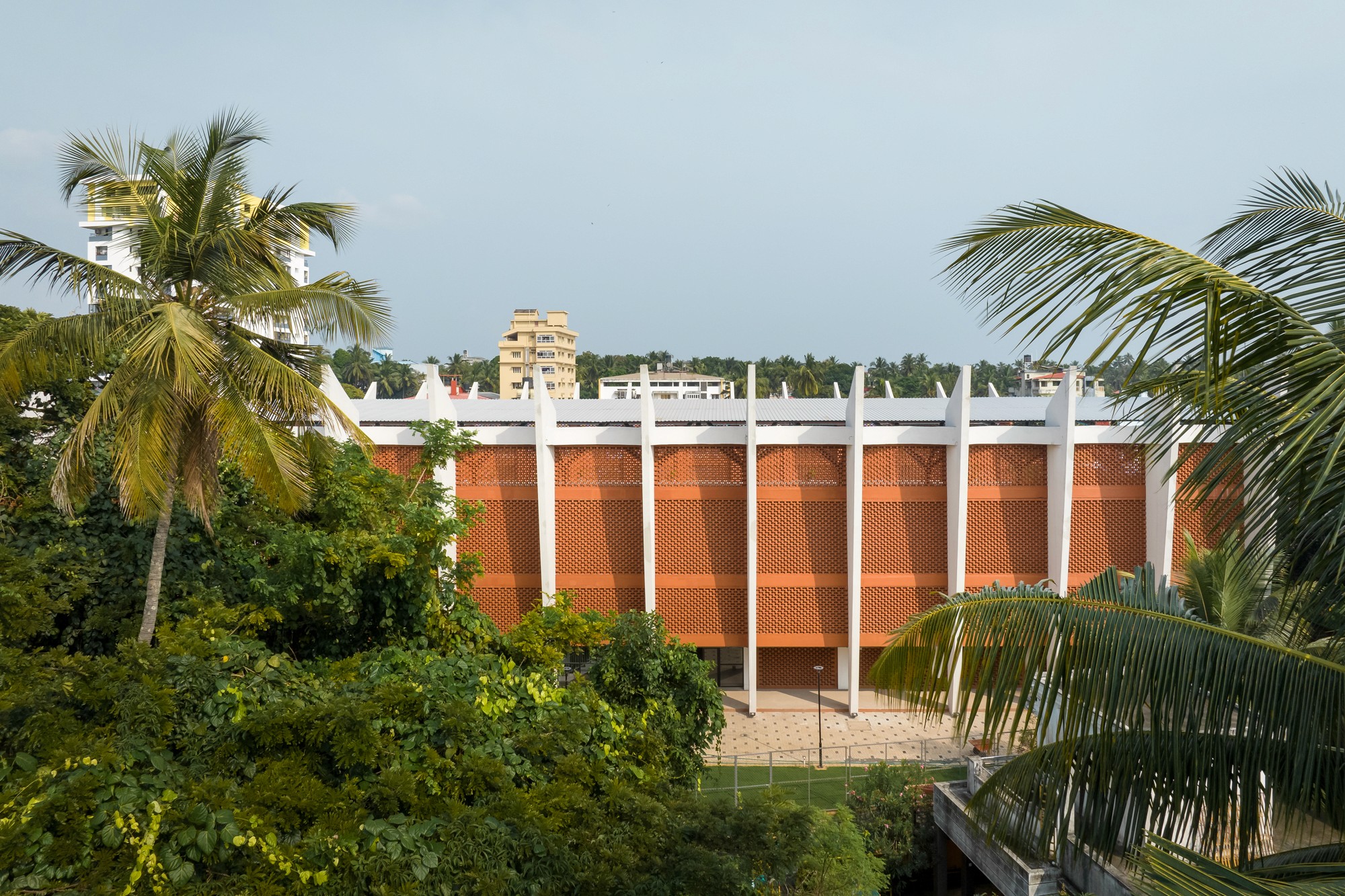 Yemmekere Ground designed by 2pkm Architects. Architecture photography by Ekansh Goel, Studio Recall.