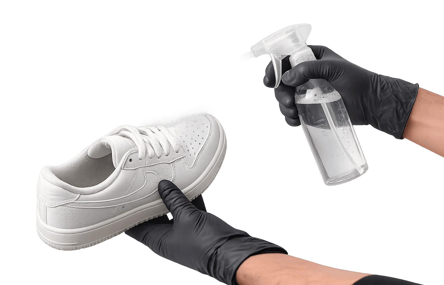 A hand holding a black pen, poised to write or draw on a surface.