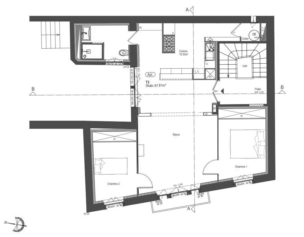 Plan Bureaux BAB & Logements 4