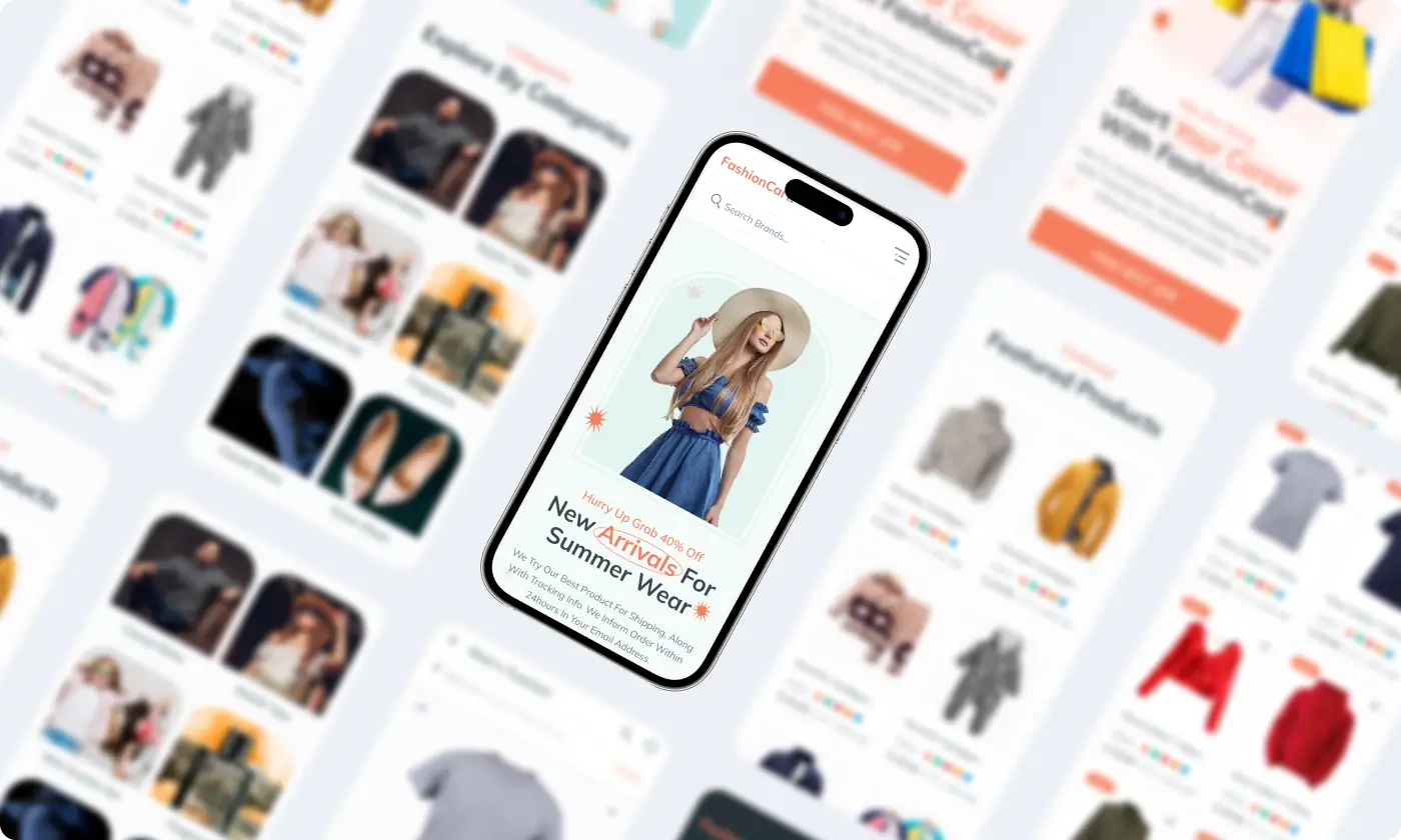 Mobile mockup