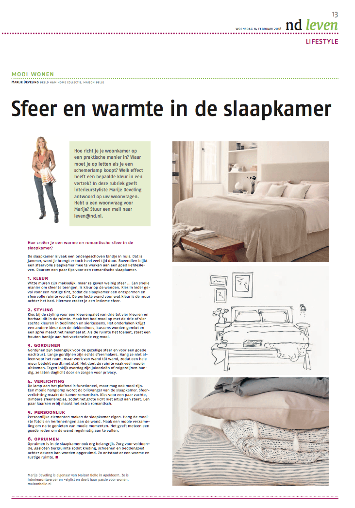 slaapkamer tips maisonbelle
