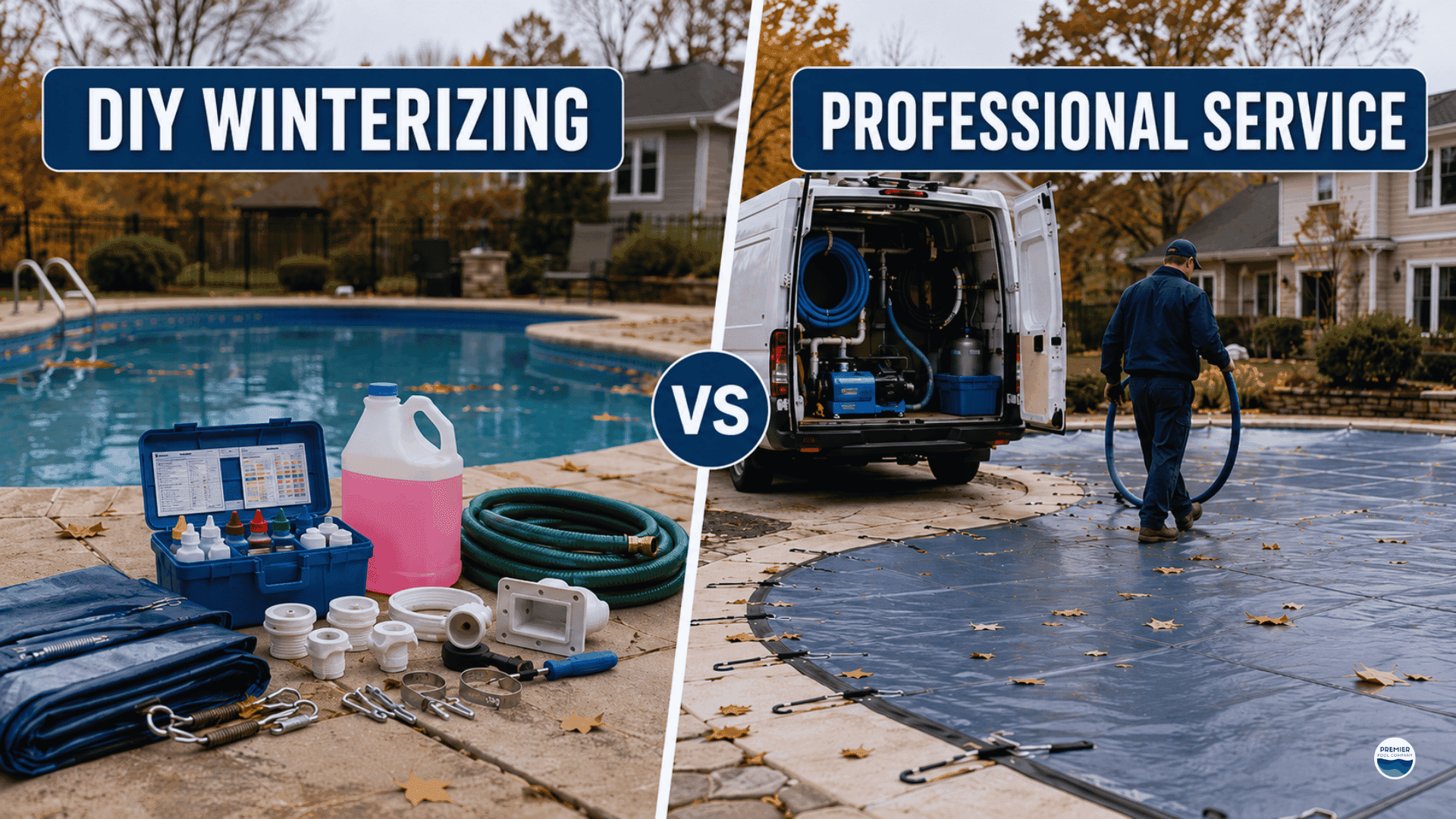 DIY versus professional swimming pool winterization services