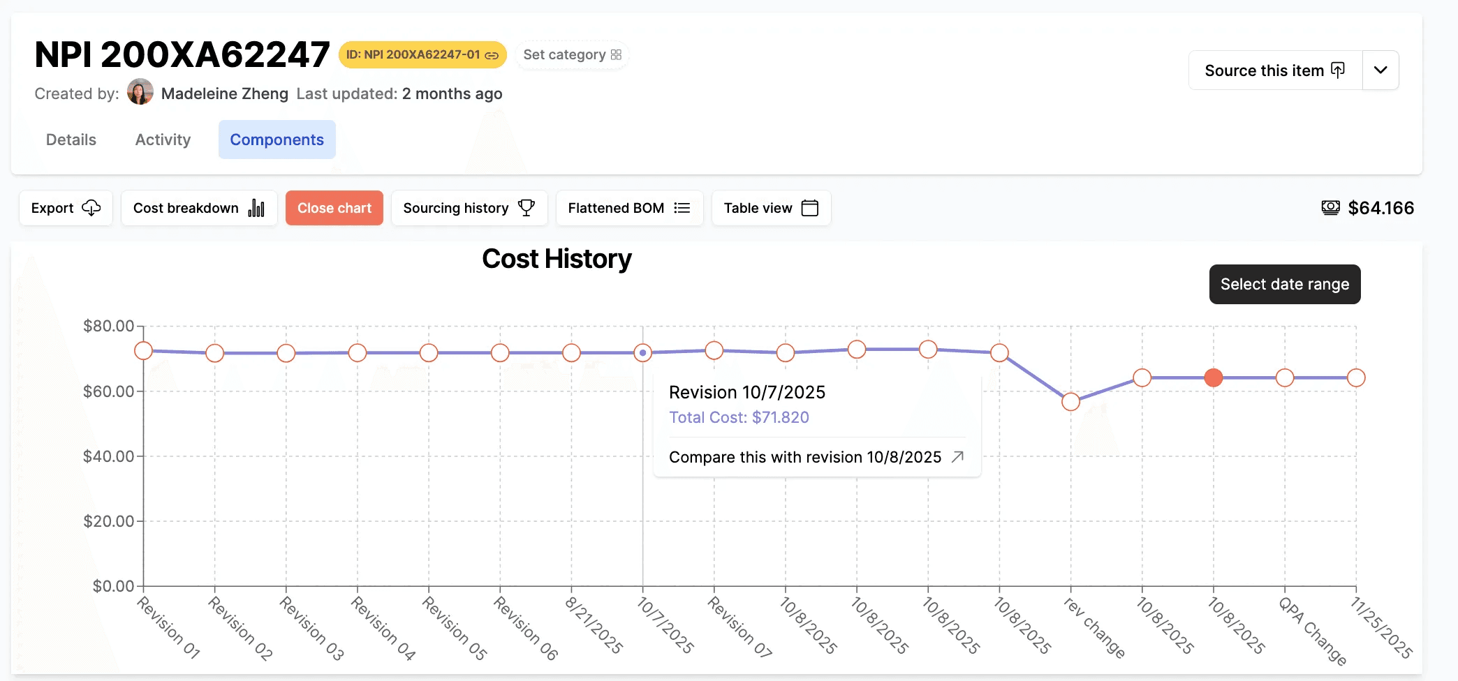 bill of materials management