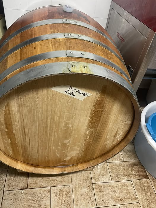 botte in rovere francese utilizzato in fermentazione del vino tulphae