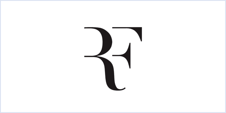 Roger federer monogram logo