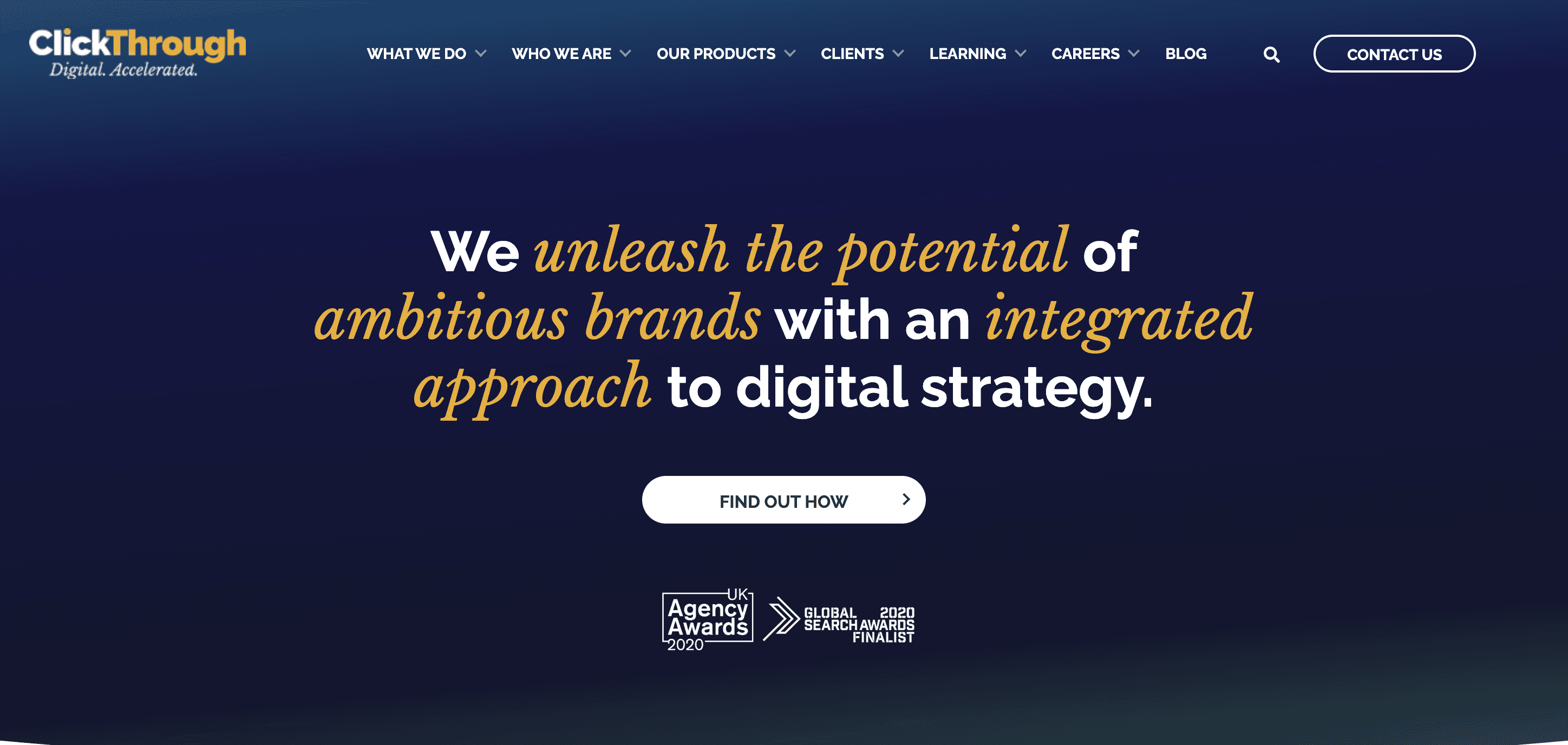 ClickThrough Marketing Homepage