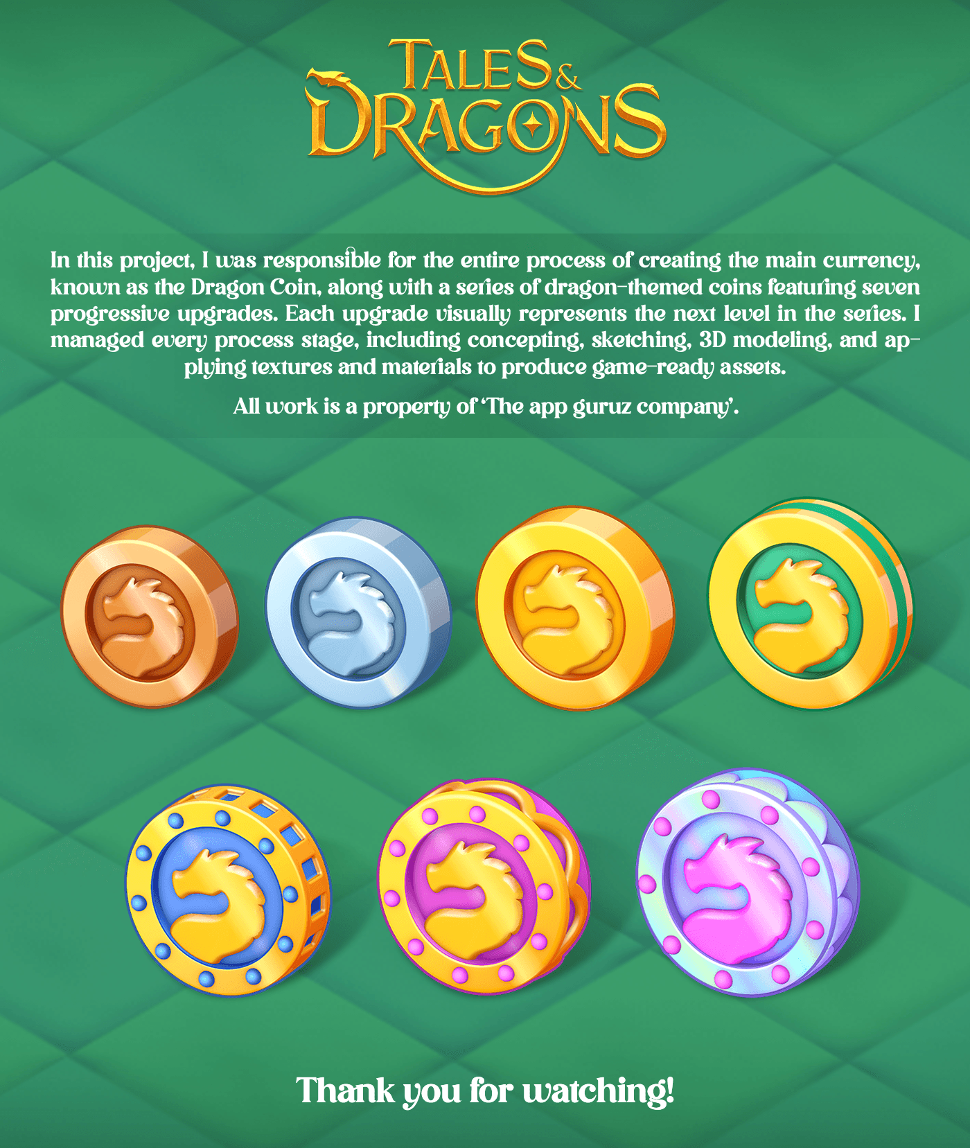 T&D 3d Coins