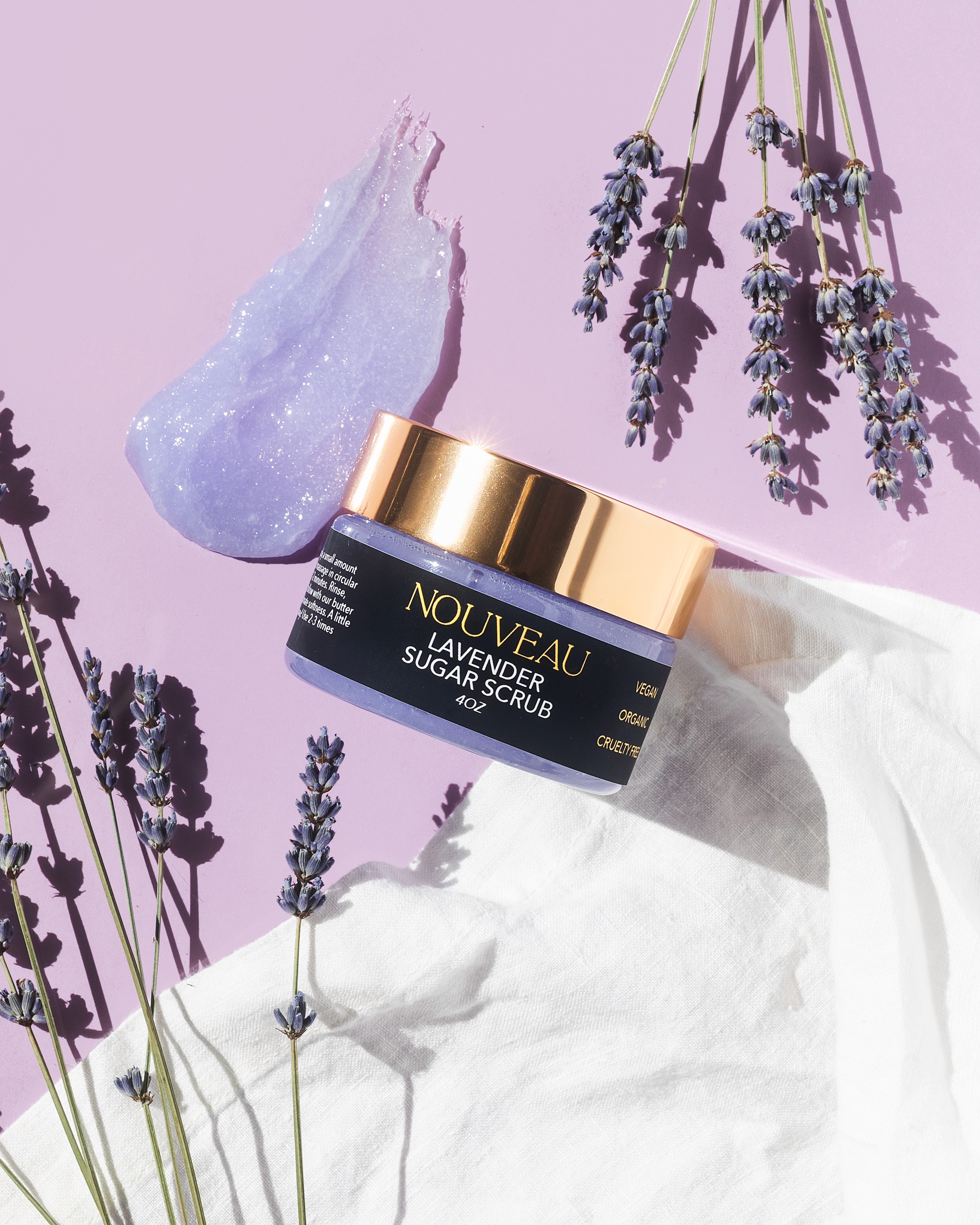 Nouveau Leavender Sugar Scurb - T2 Nails