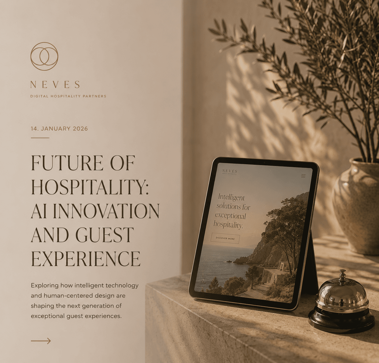 Future of hospitality, AI innovation and guest experience journal cover