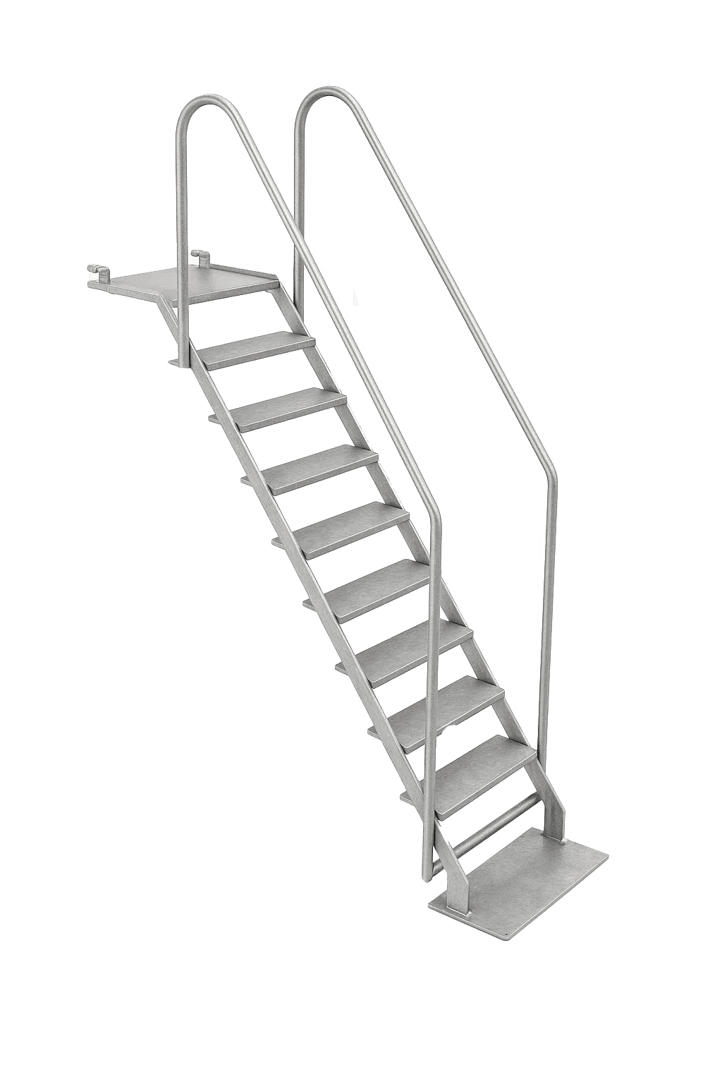 Escalera para andamio segura y ergonómica para construcción en Costa Rica