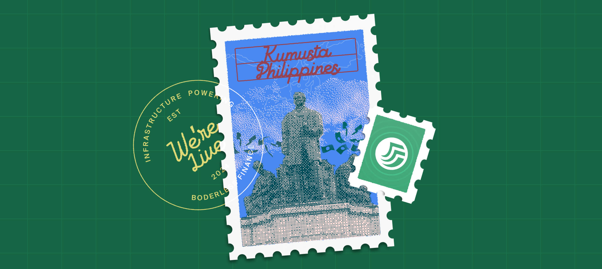 Stylized image of the Rizal Monument in Manila to show that OpenFX now offers FX liquidity accross PHP, SGD, HKD and more.