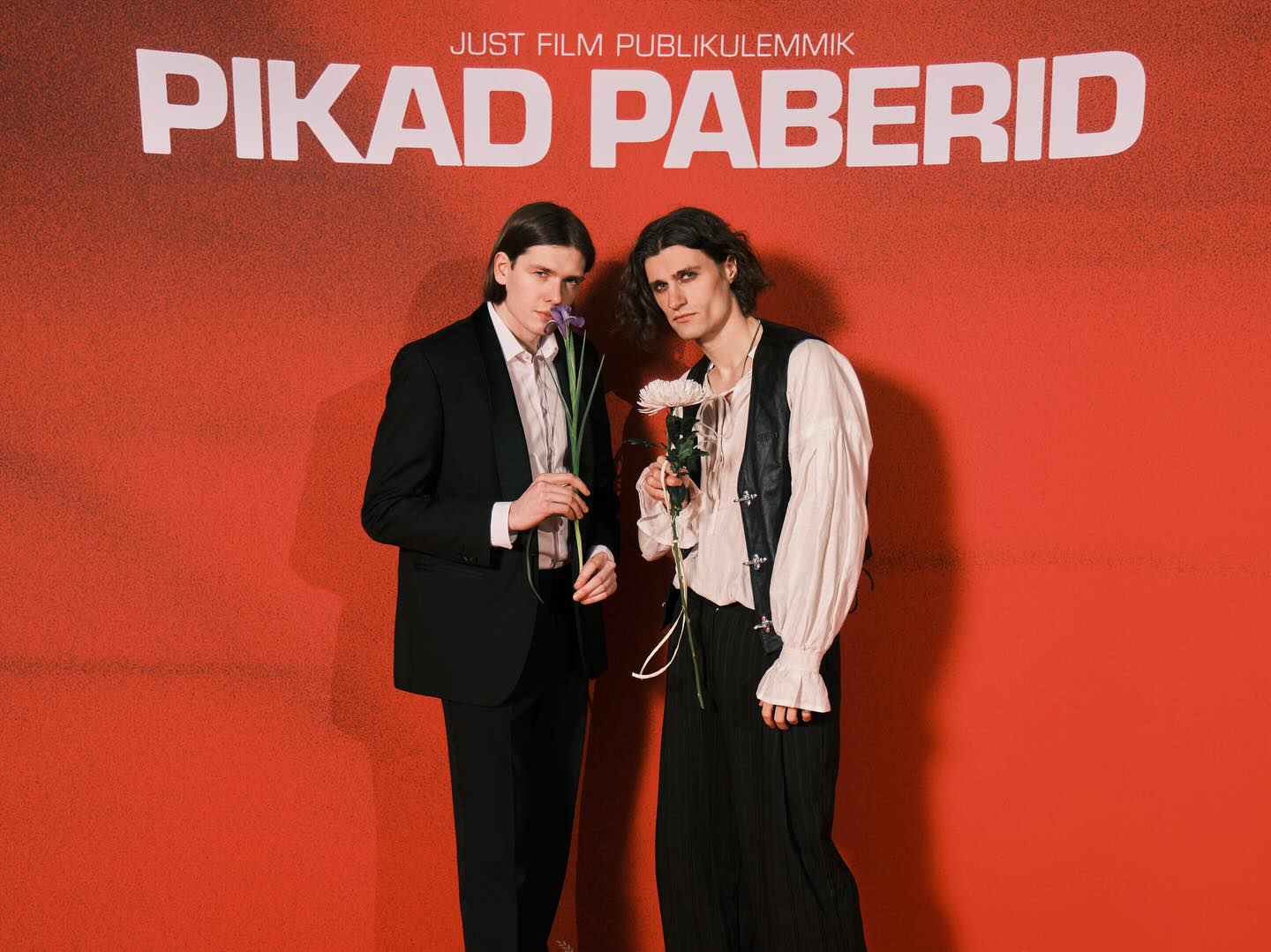 Director Meel Paliale and actor Joonas Koff at Just Film Festival with Rolling Papers award.