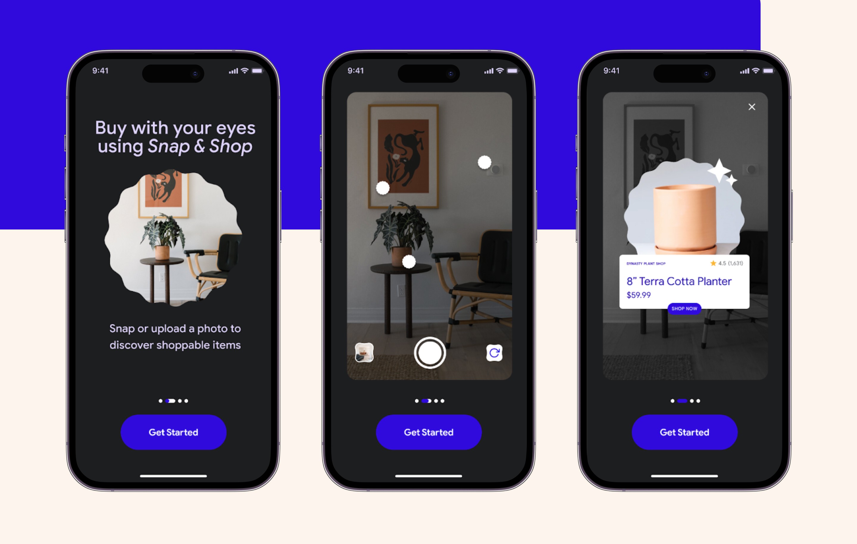 Shopping concept through Google Lens
