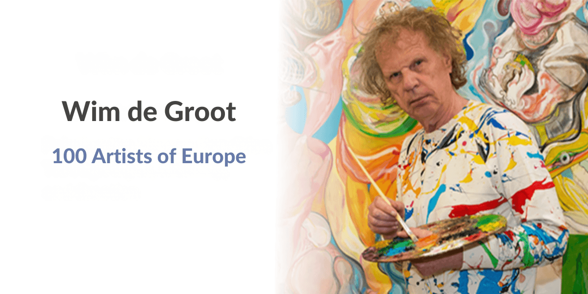 Wim de Groot, Dutch painter, explores human relationships and emotions through figurative art, blending personal mythology with European influences.