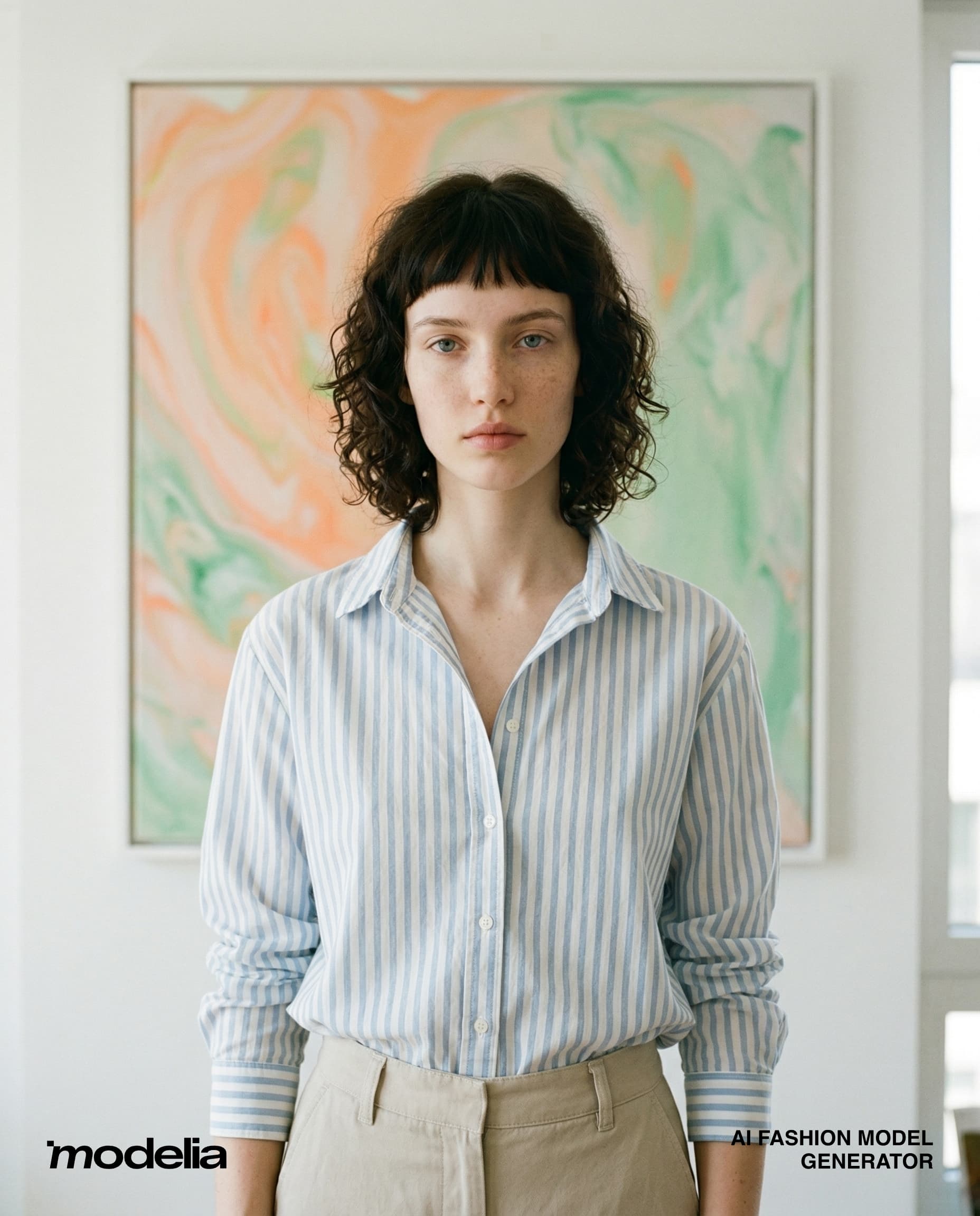 Generated with the AI photoshoot Modelia