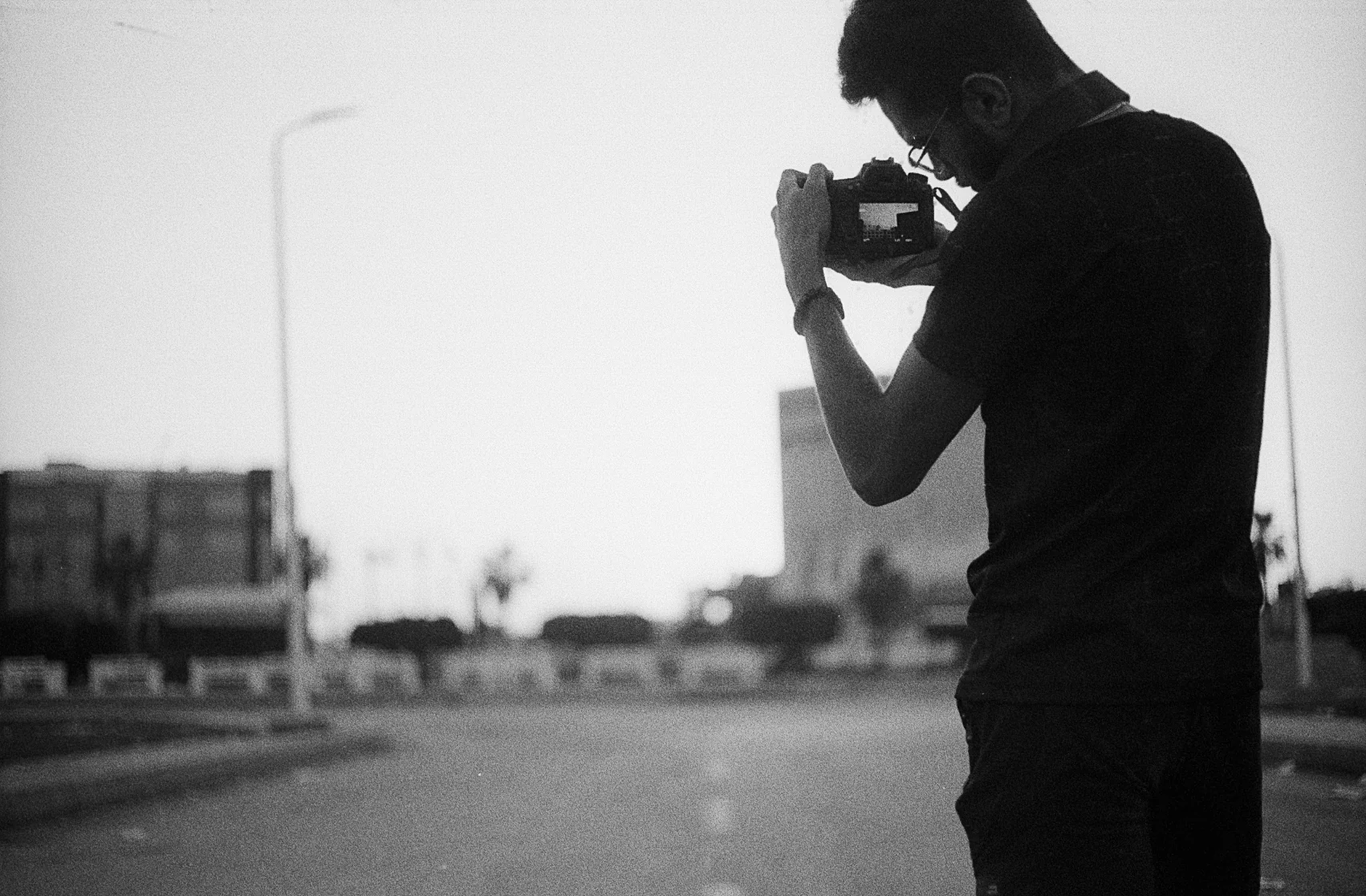 Photographer in Silhouette