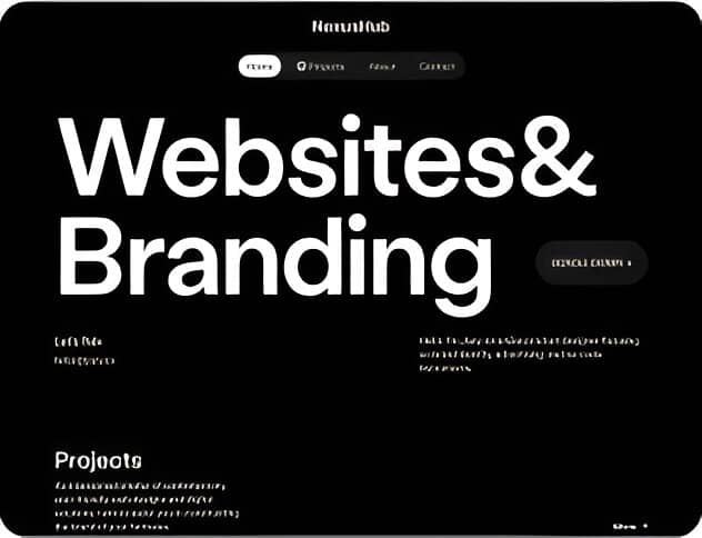 design agency website, thumb