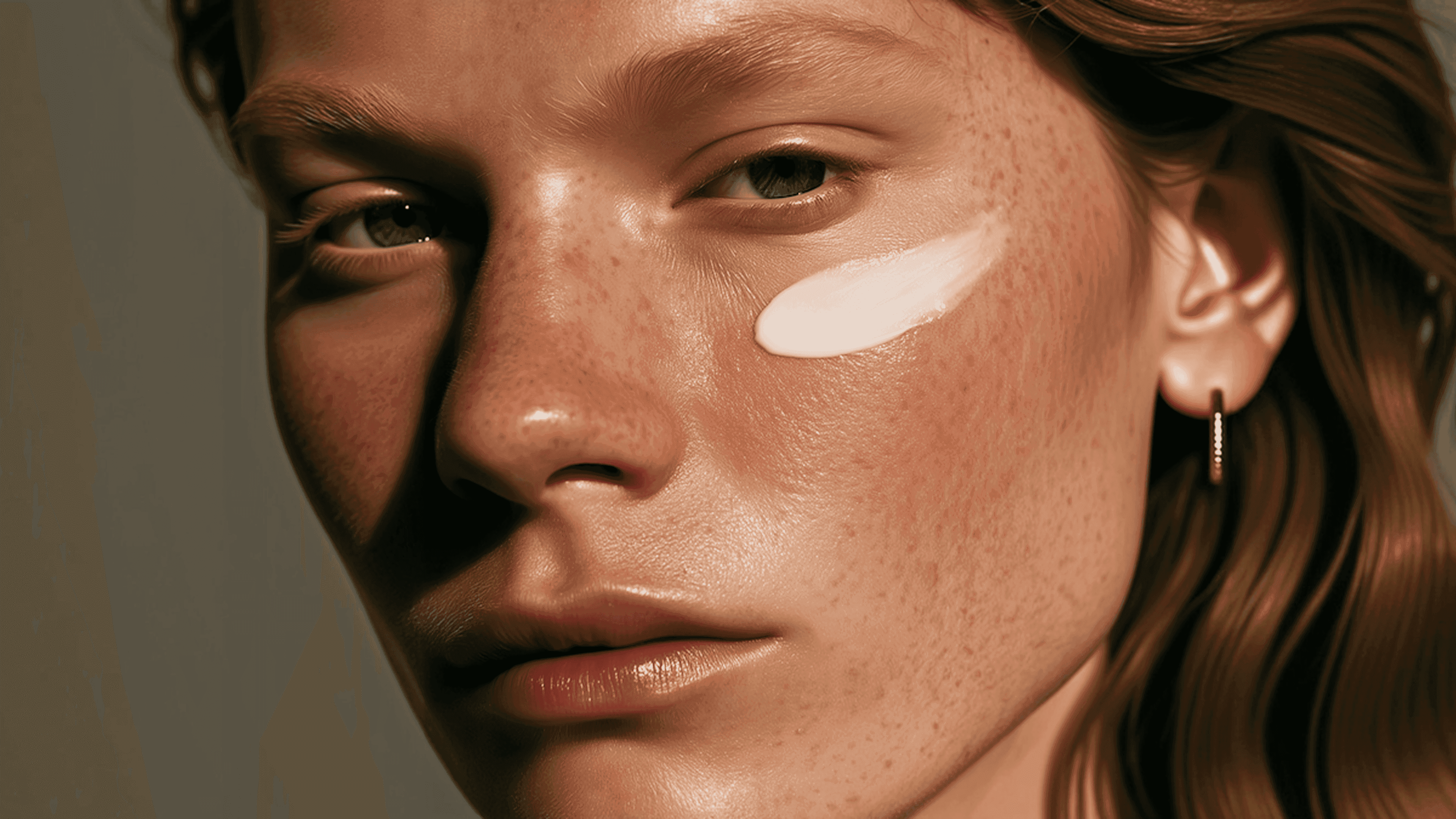 Golden retriever in a yellow raincoat on a rainy Toronto street, with the CN Tower in the background. A charming urban moment.