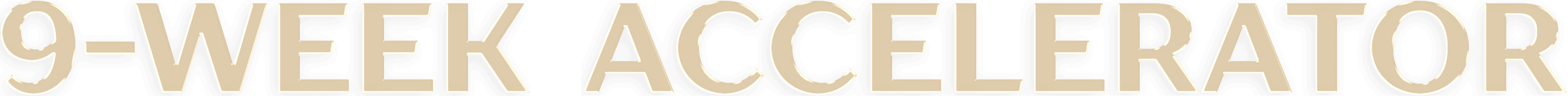 THE CLARITY KEY in glass letters