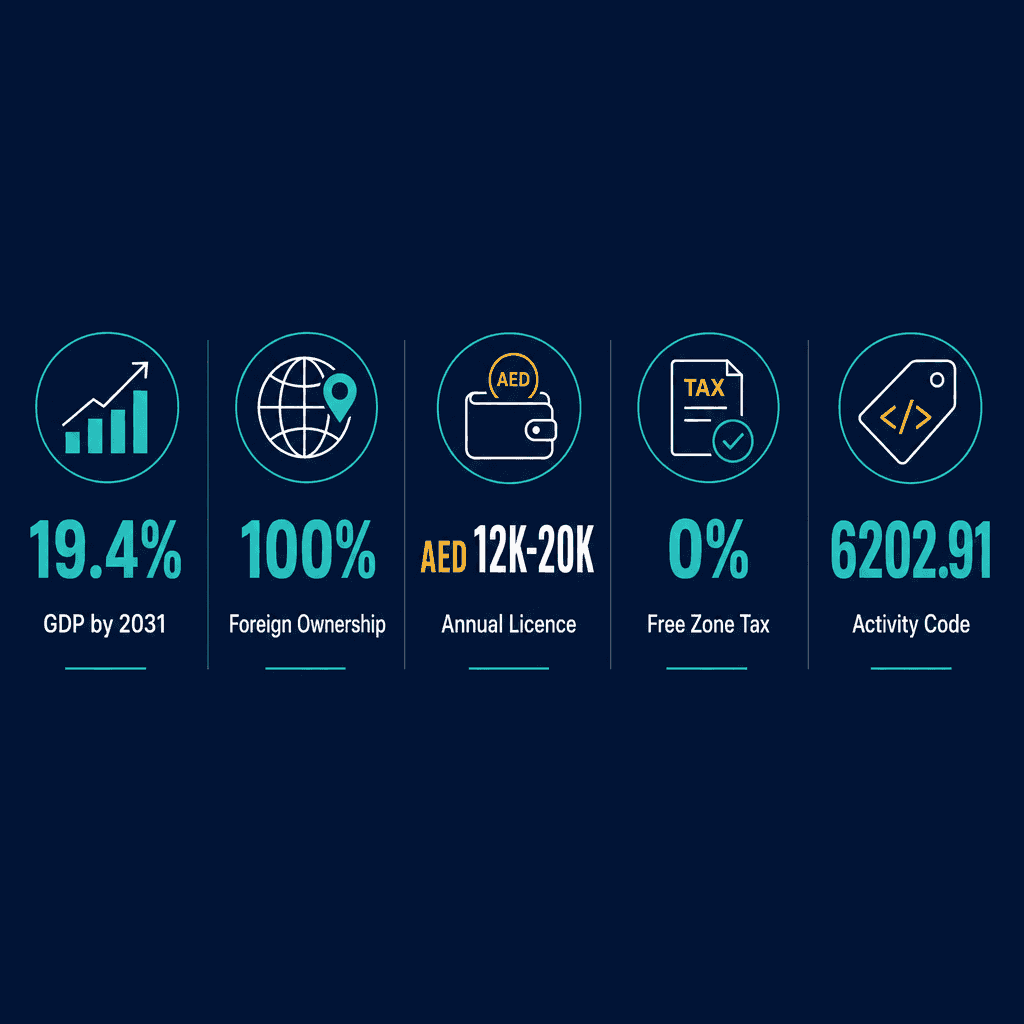 Infographic: How to Get a Information Technology Consultants Business License in Dubai