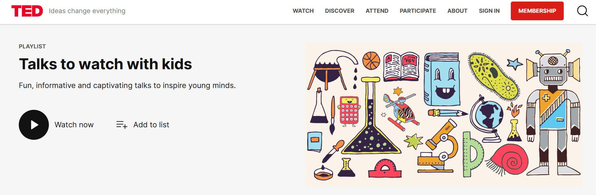 ted talks for kids - Fun Websites for Kids