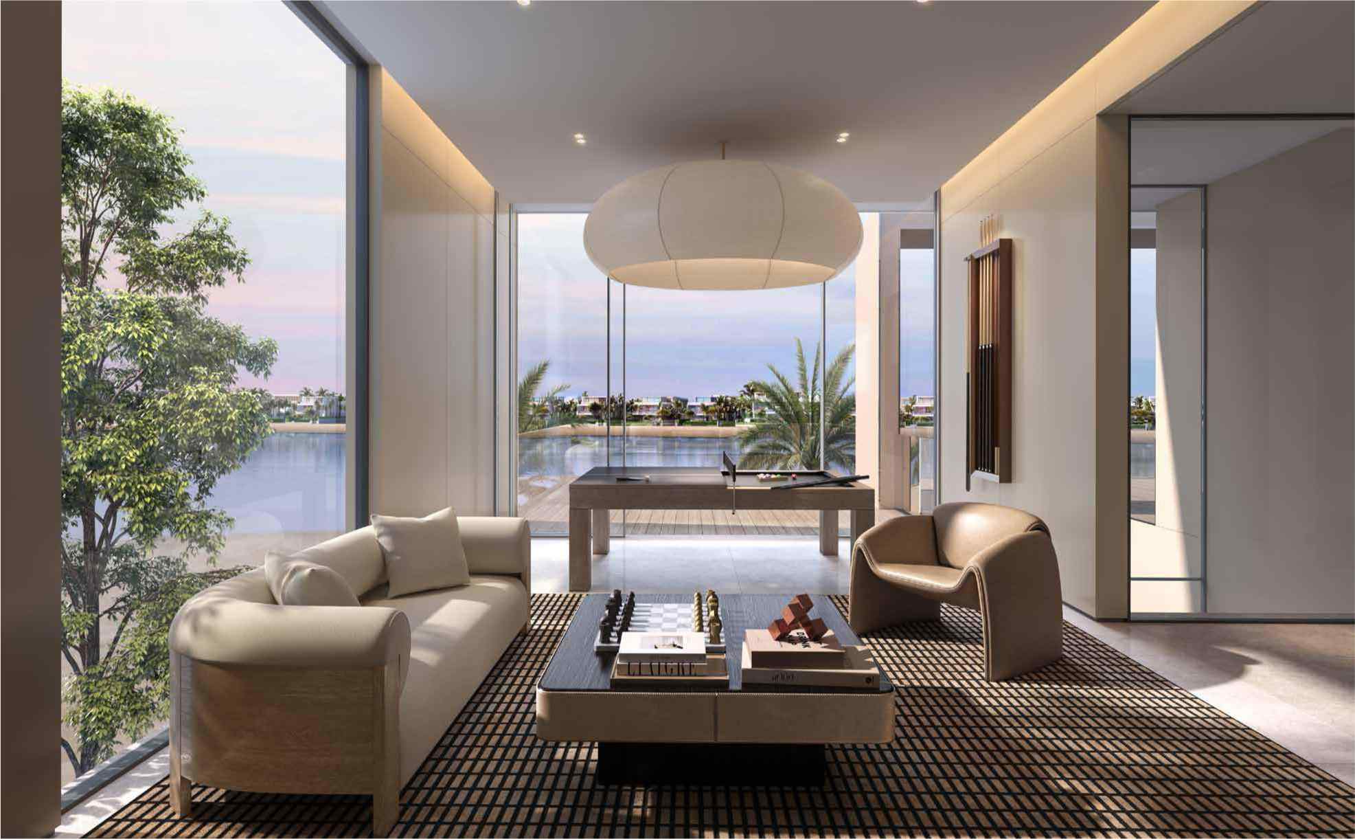 The Beach Collection Villas living room