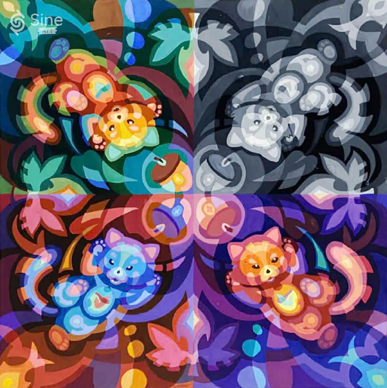 Bài trang trí màu