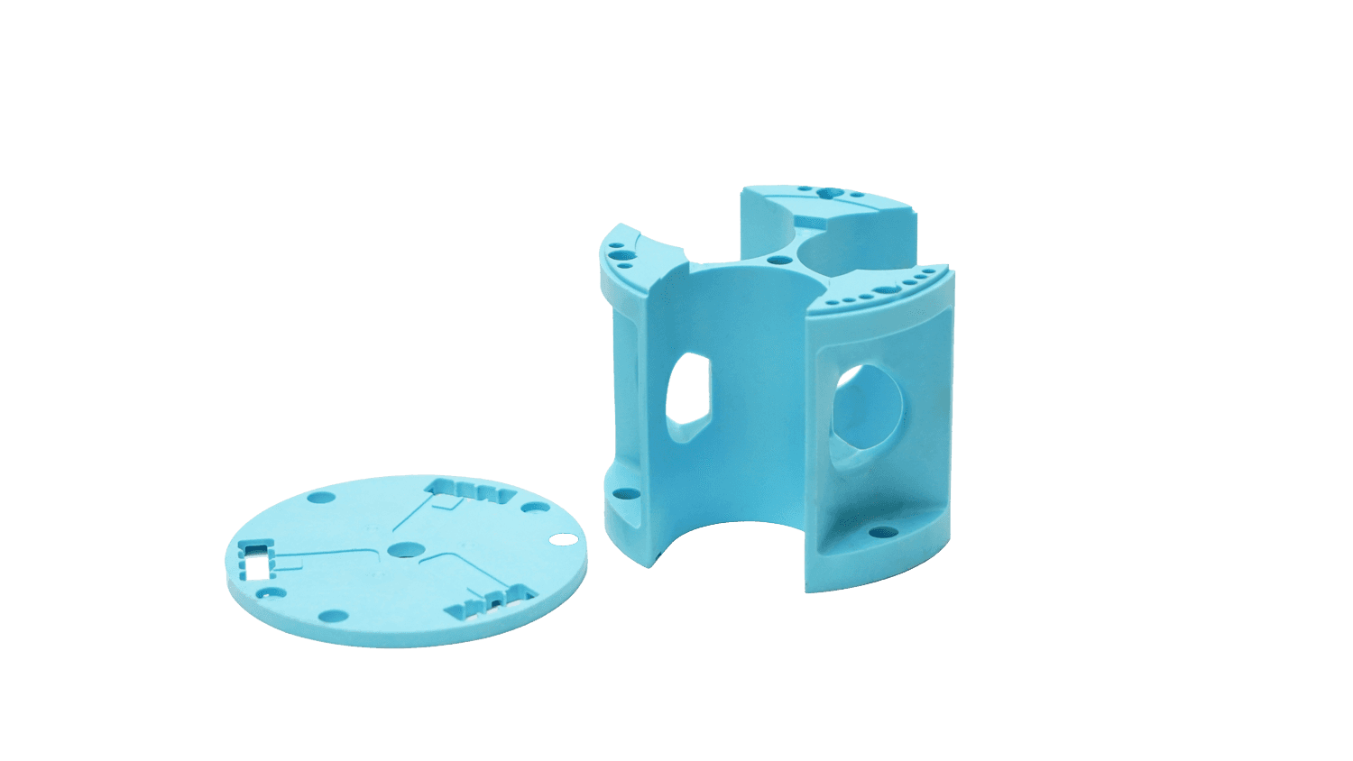 Battery chamber holder and contact spring plate