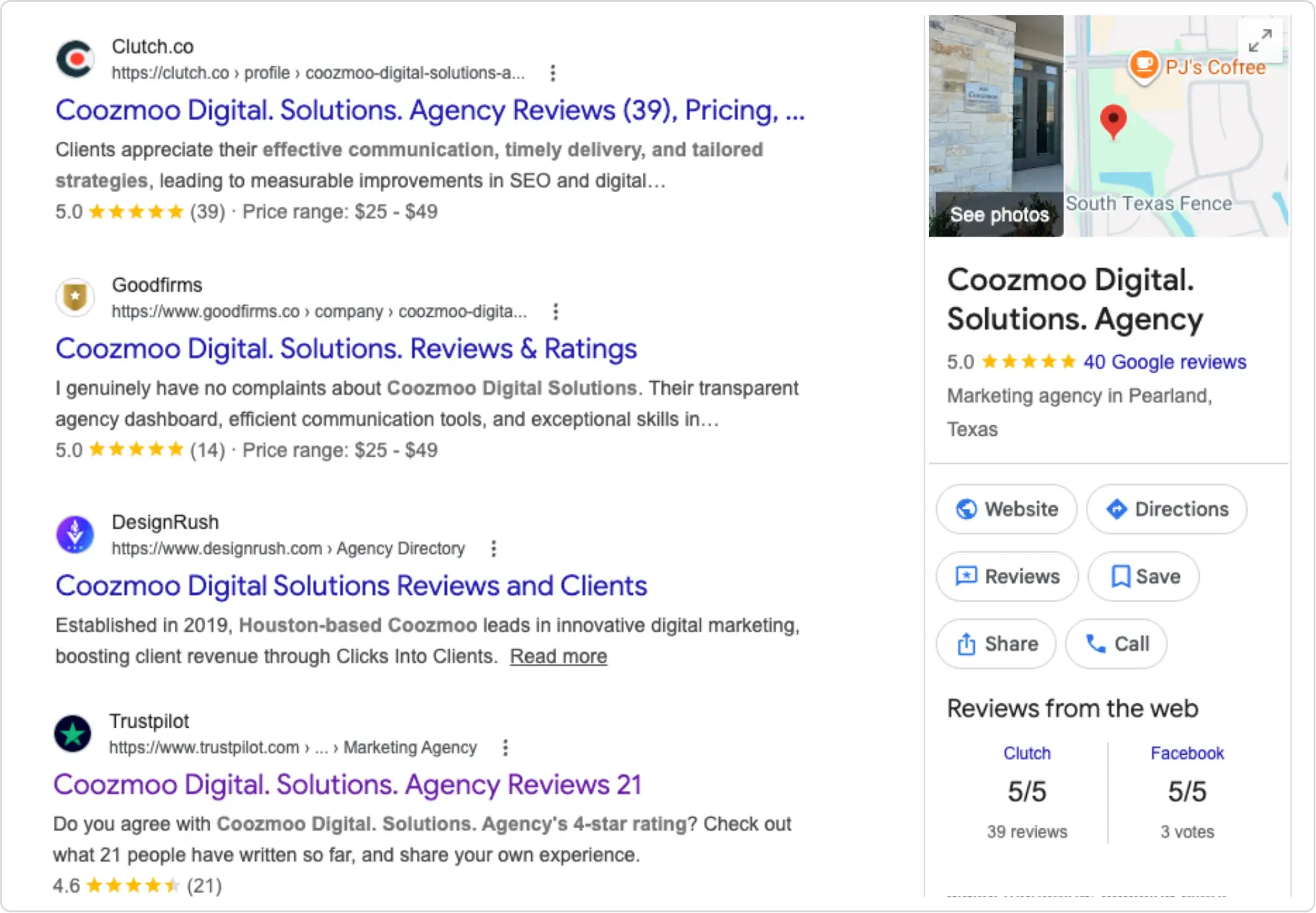 Reviews & Testimonials on Clutch, Goodfirms and trustpilot