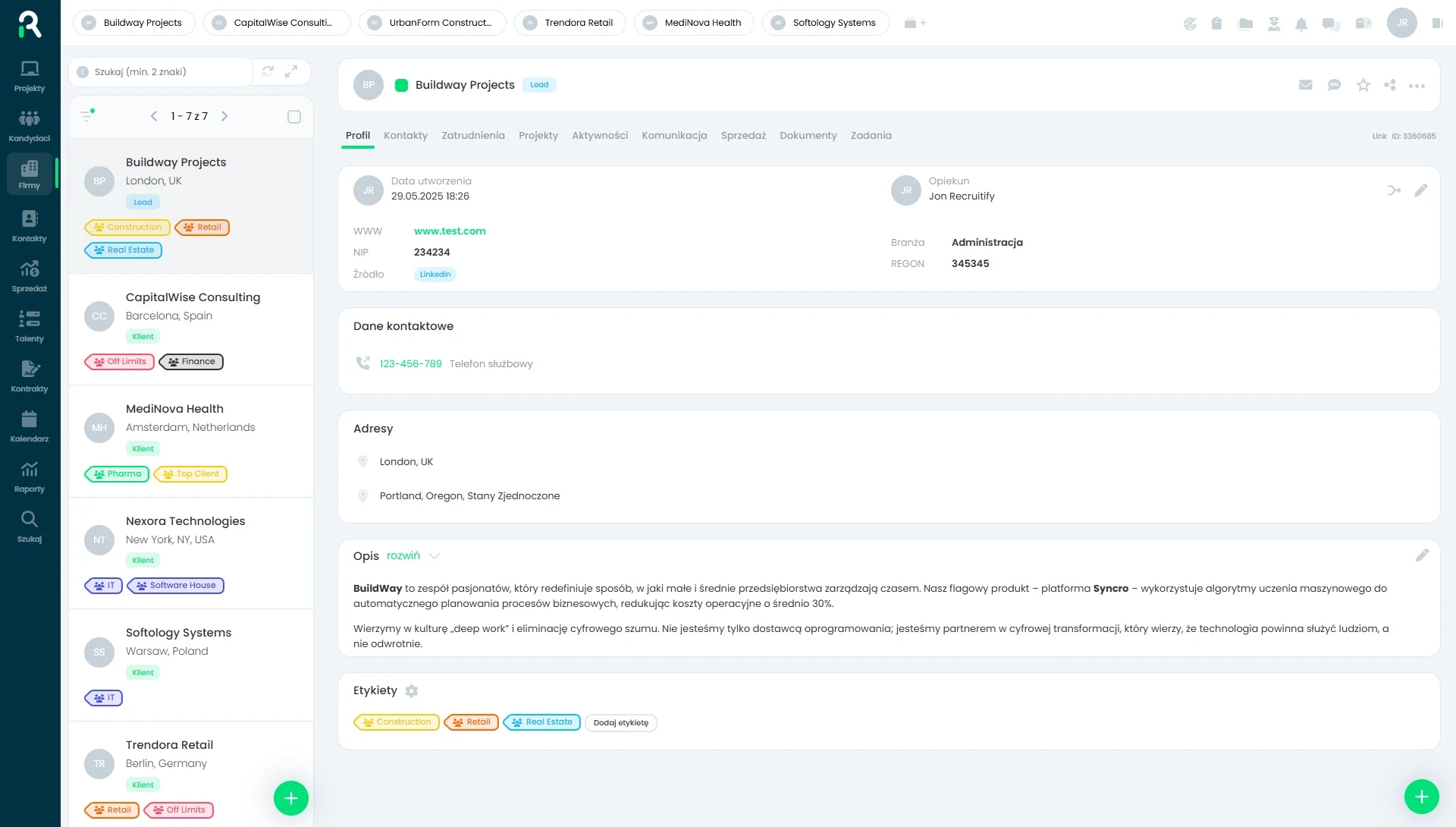 Od wiadomości do Szansy Sprzedaży (BizDev)