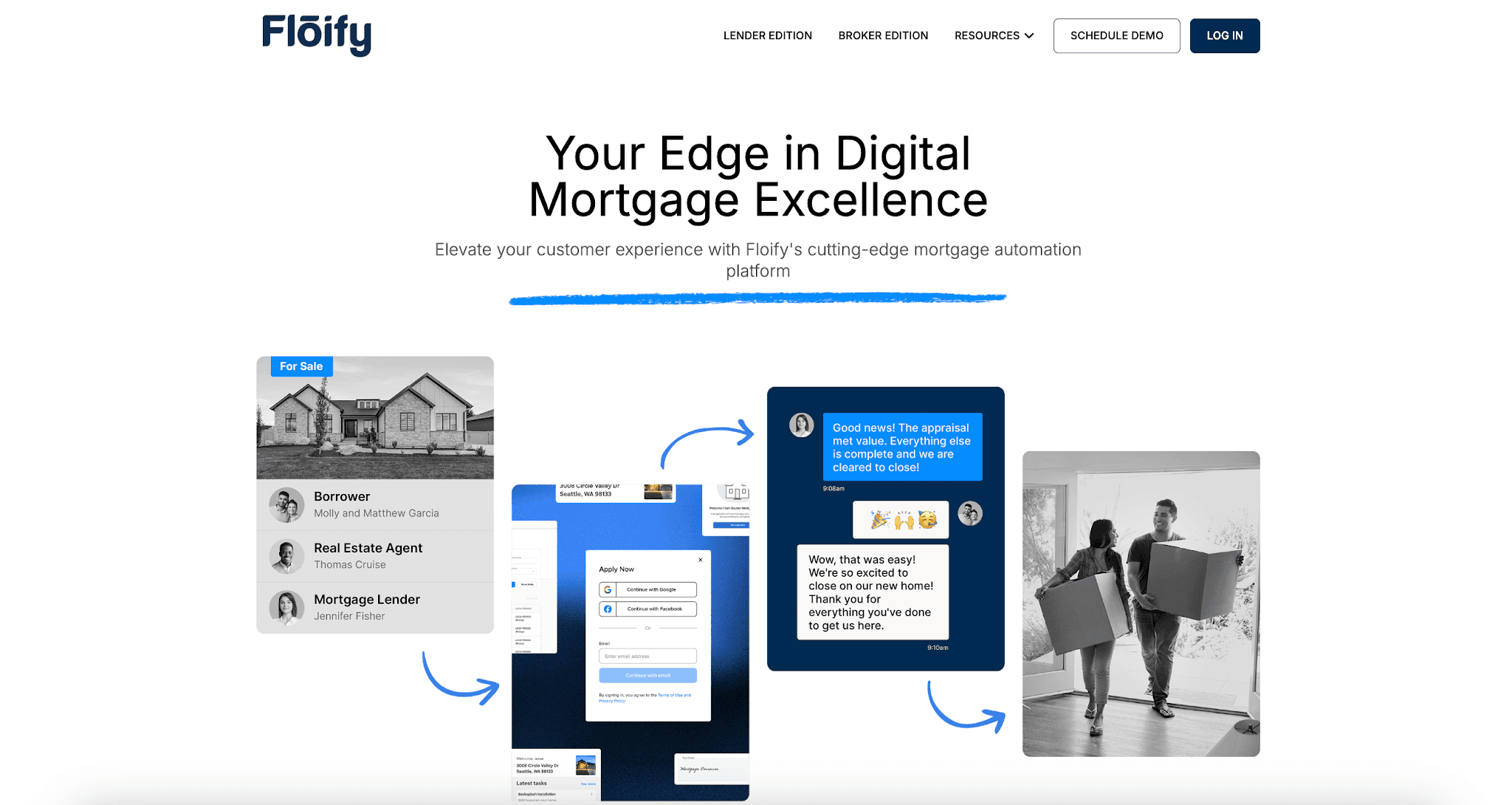 Floify web homepage