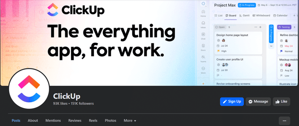 Marketing Spotlight: ClickUp Marketing Strategy Social Media Strategy