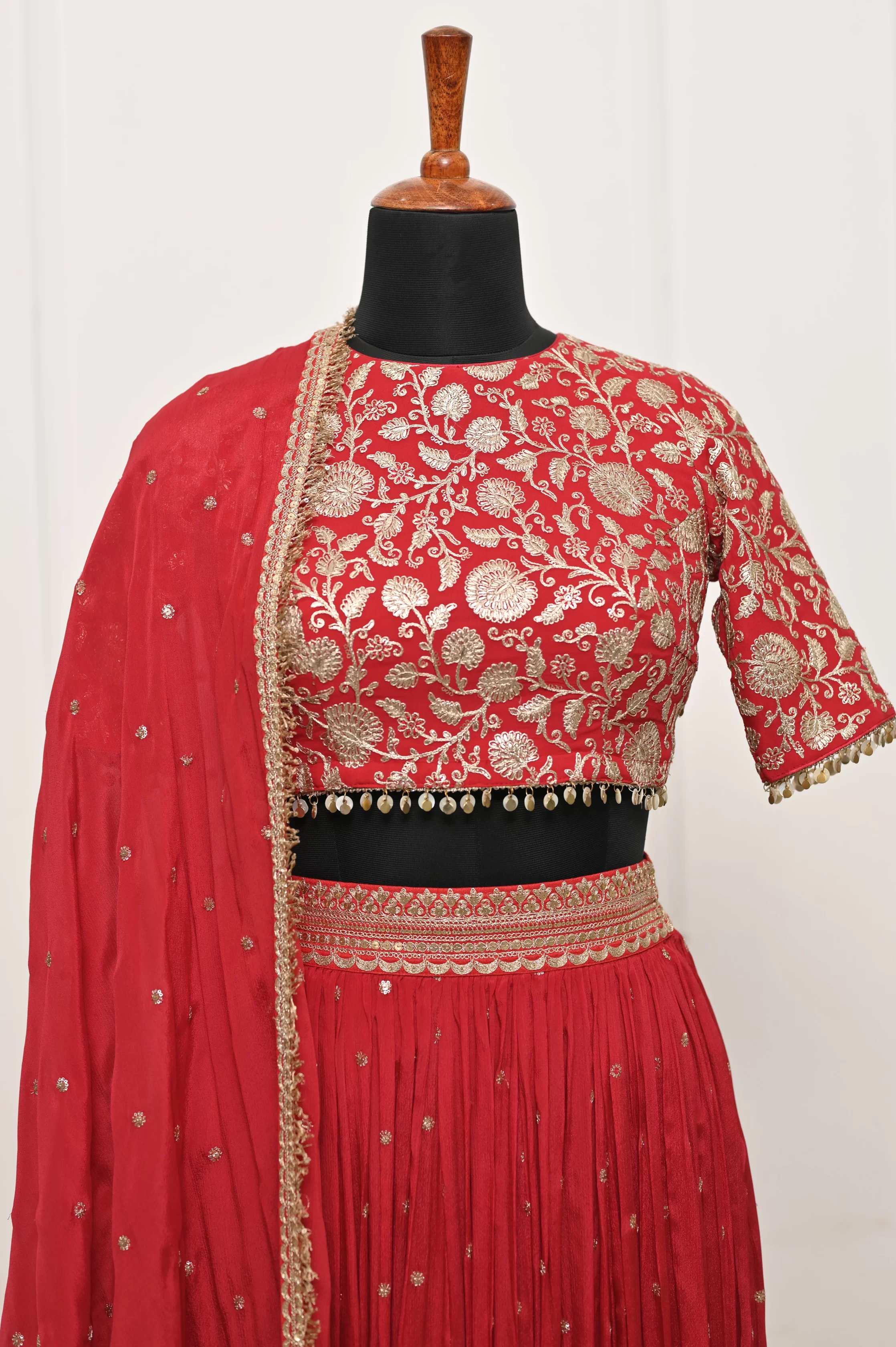 Scarlet Royalty Lehenga 1